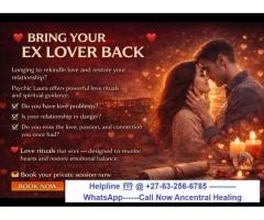 Reuniting broken relationships ☎️ @ +27-63-256-6785