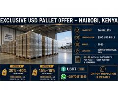 USD PALLETS FOR SALE / ACQUISITION — NAIROBI, KENYA | JKIA BONDED WAREHOUSE